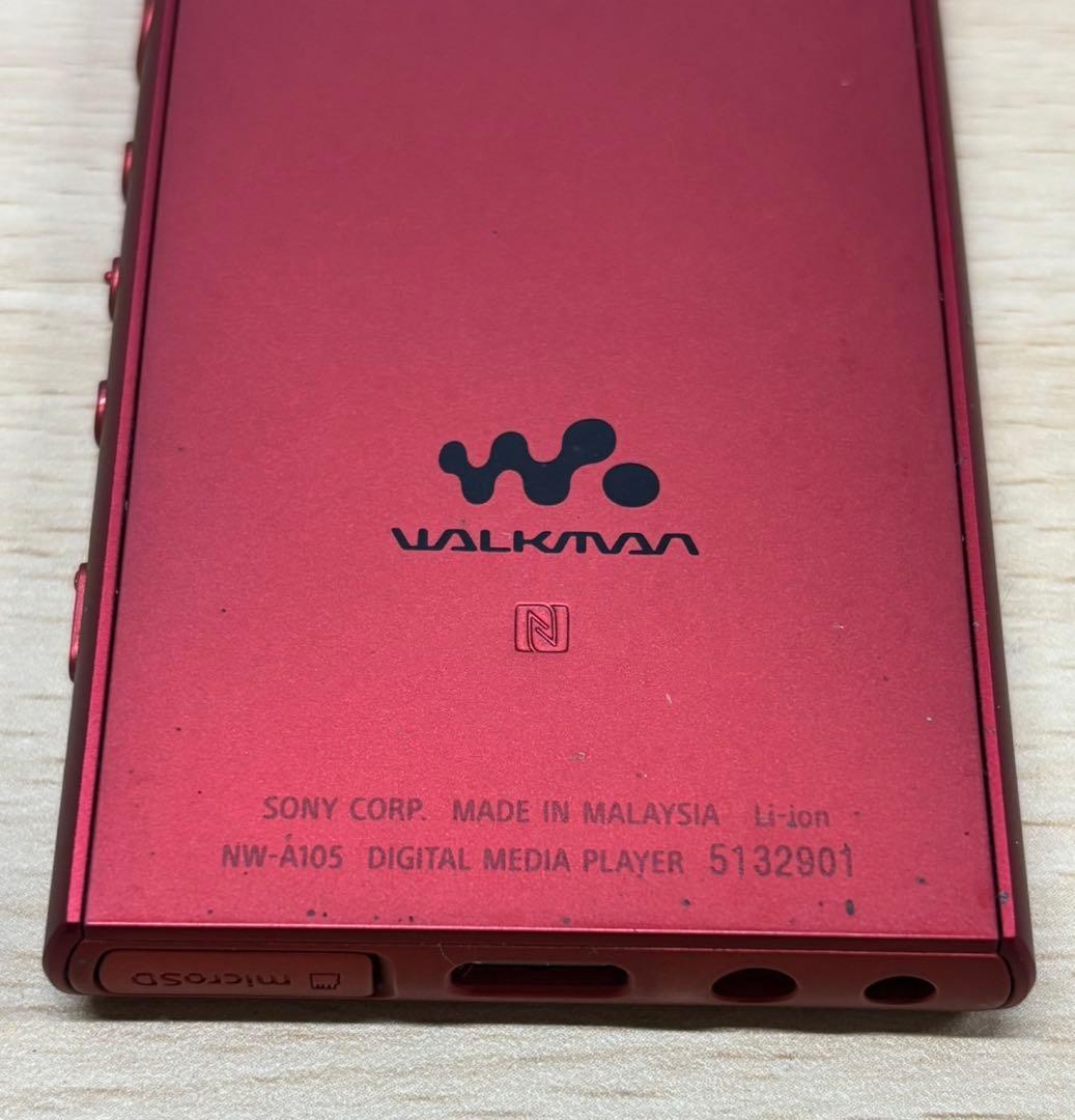 ★SONY WALKMAN NW-A100 16GB レッド ウォークマン