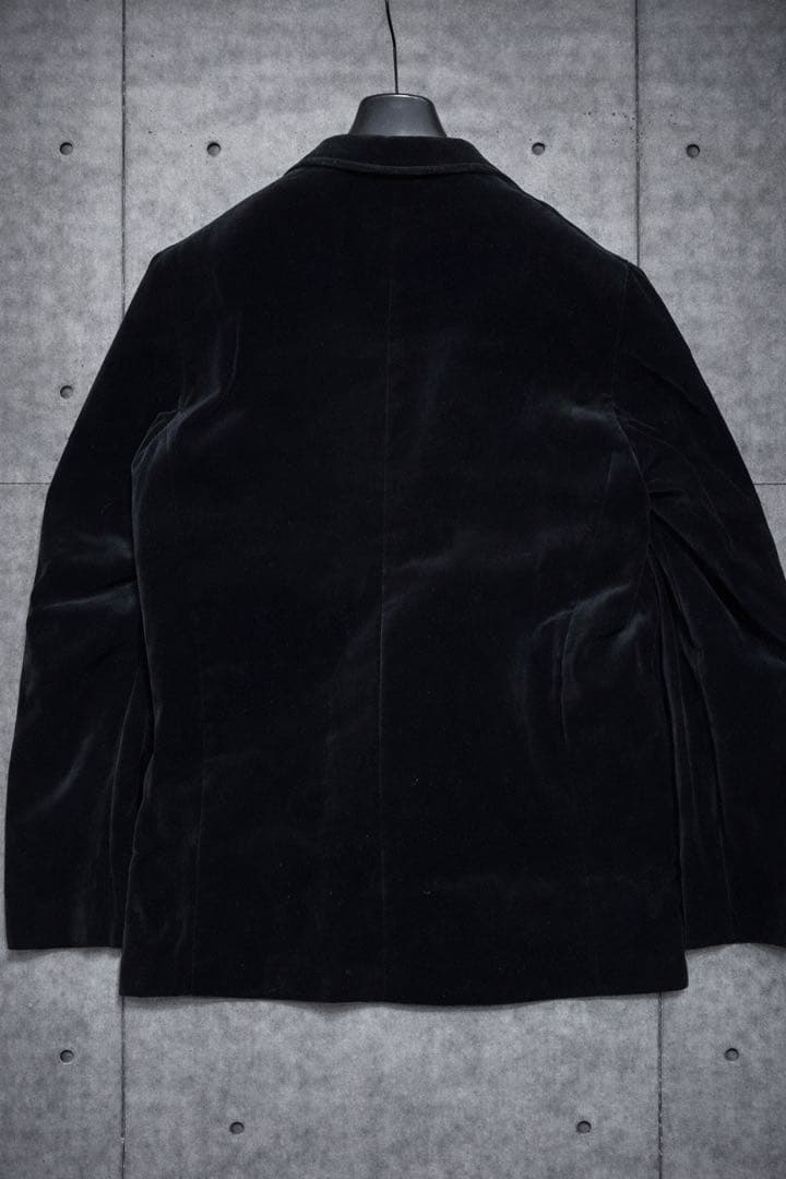 美品 UNITED ARROWS 金ボタン ベロア ダブルブレストジャケット