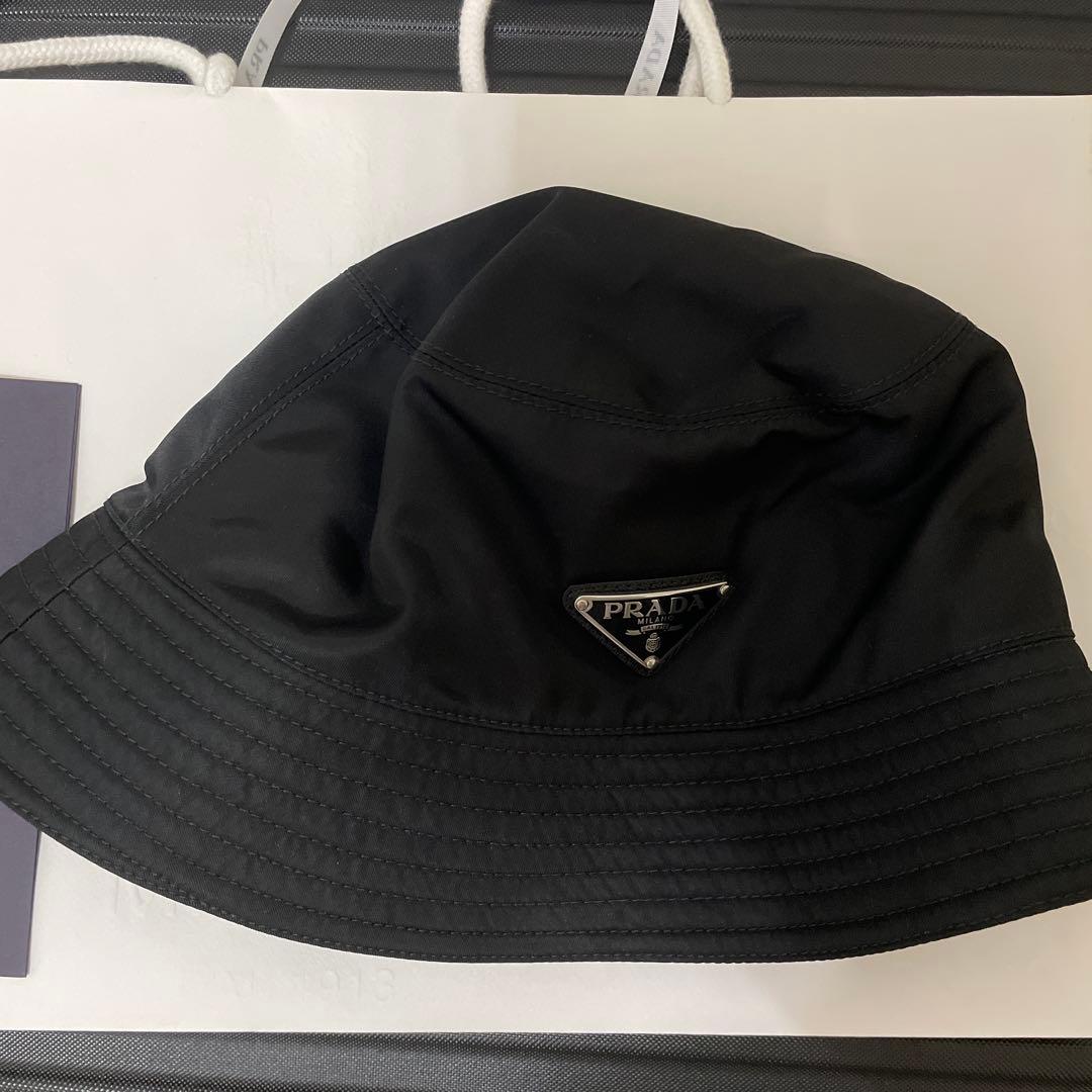 PRADA バケットハット Sサイズ PRE-NYLON