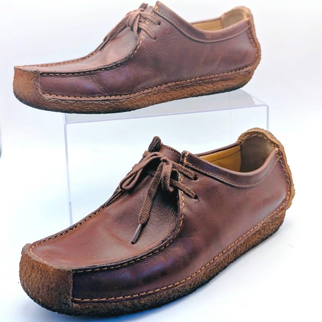 【極美品】Clarks クラークス ナタリー カジュアルシューズ ブラウン 27