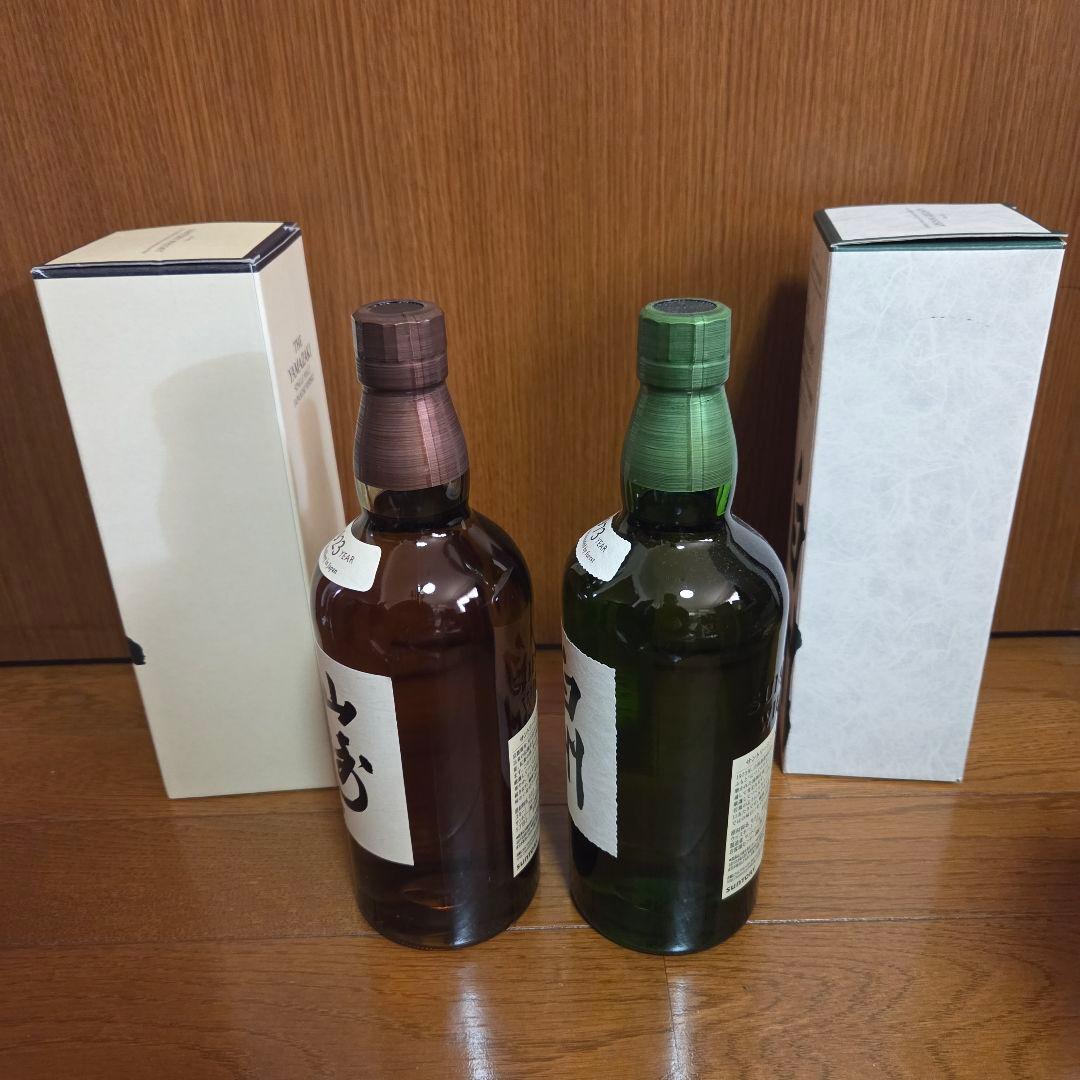新品/未開封【山崎NV 白州NV　700ml×2本　セット】