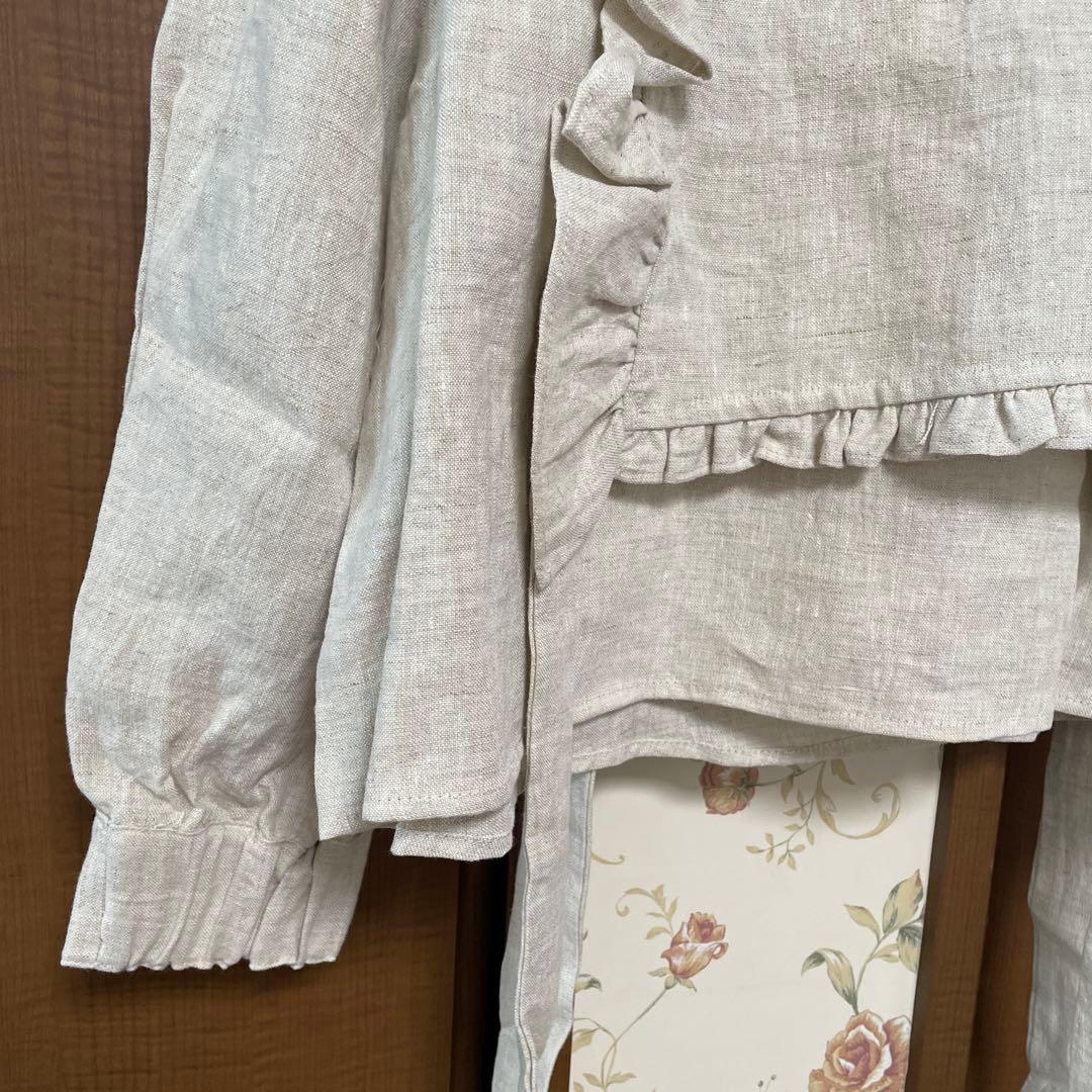 ANESAN新品サマンサモスモス立川限定　ベスト付きブラウス　キナリ