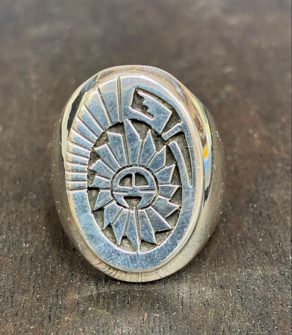 インディアンジュエリー　オーバーレイリング