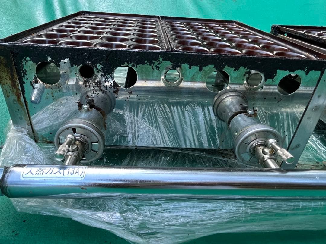 銅板　4枚 たこ焼き台 銅板 28穴×4 112穴