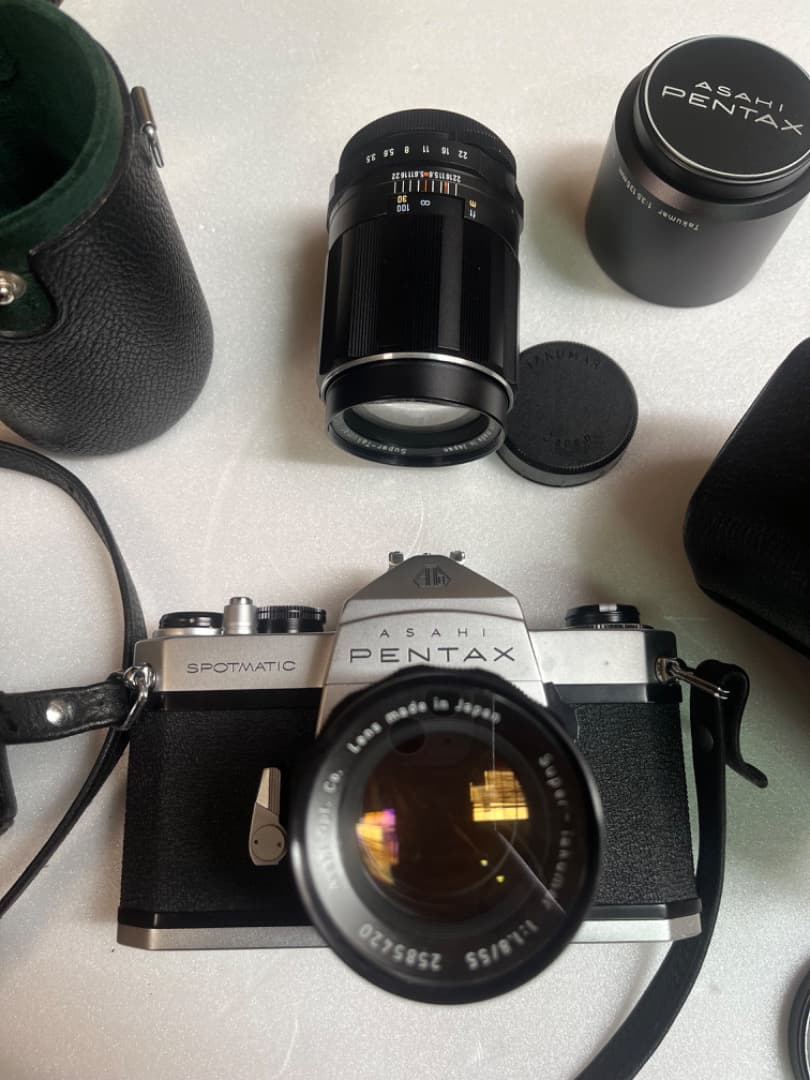 ASAHI PENTAX SPOTMATIC SP フィルムカメラ　レンズ付き