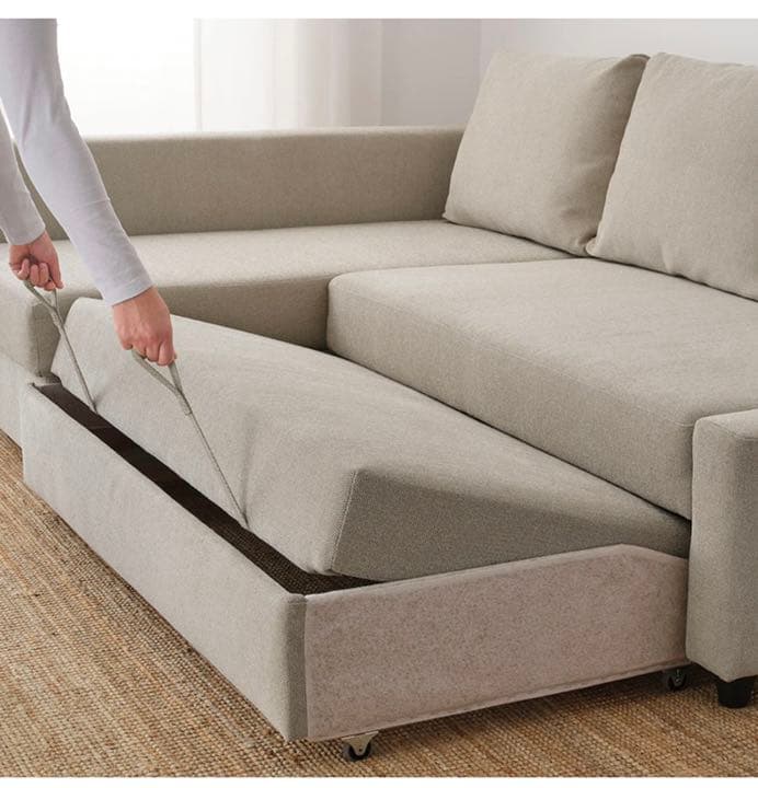IKEA Friheten ソファベッド＋カーバ-直接受け取りのみ-12/7以降