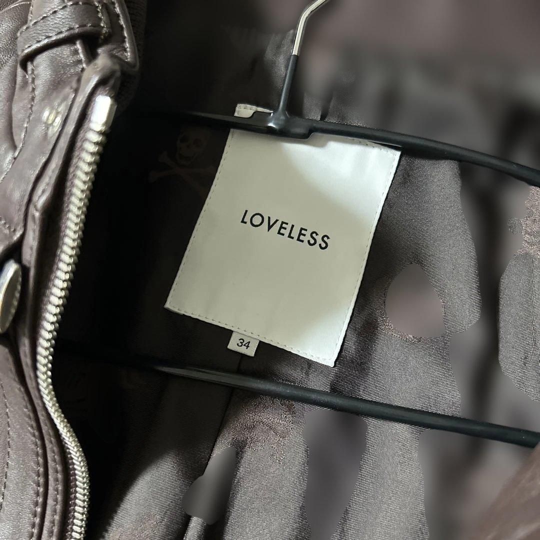 LOVELESS ラブレス　ラムレザーナビゲータージャケット
