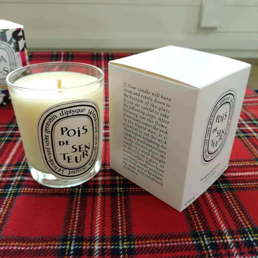 【diptyque】キャンドル190g ★POiS DE SENTEUR