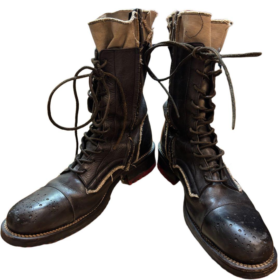 HIROMU TAKAHARA レースアップブーツ GLAY HISASHI着用