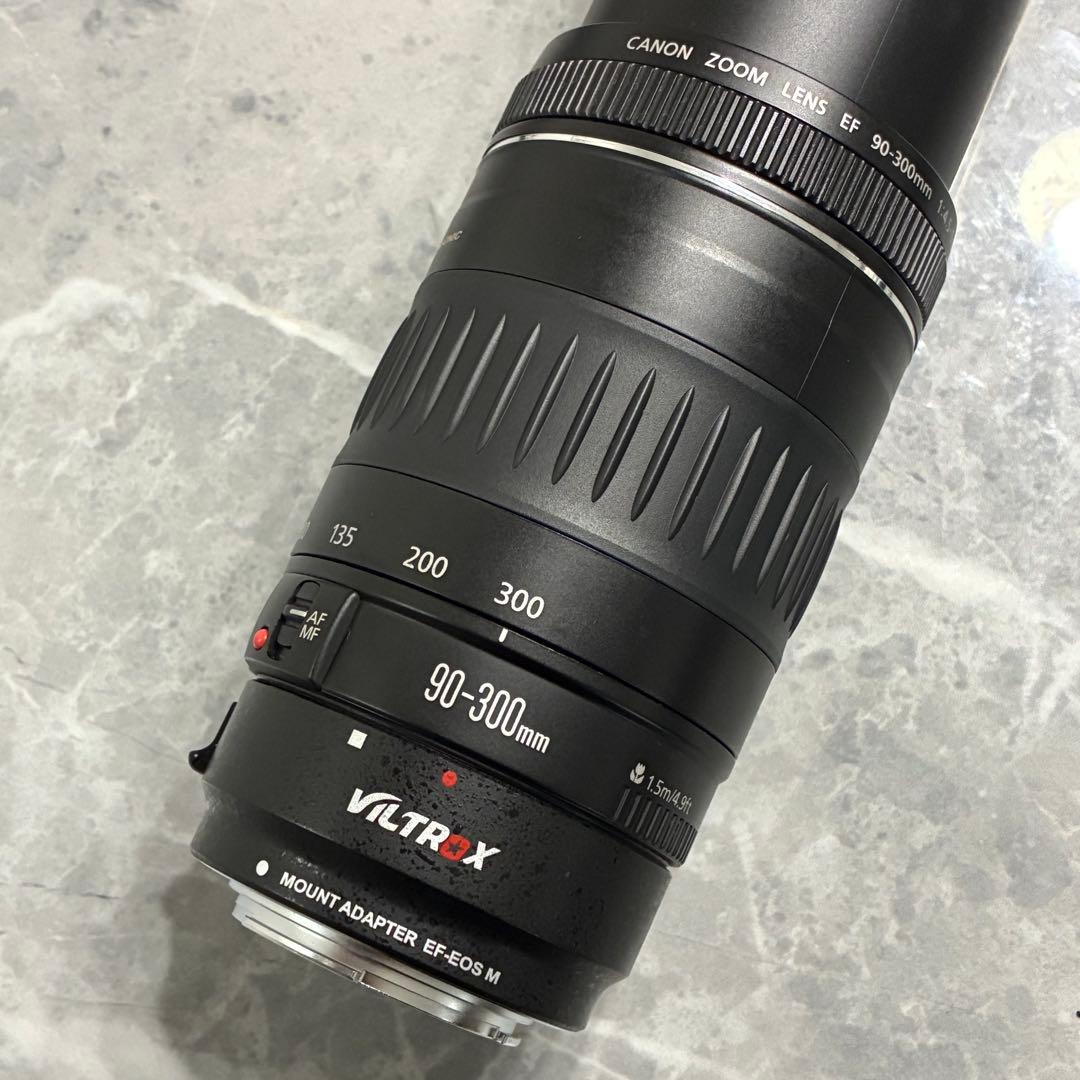 ⭐️美品⭐️Canon EF 90-300mm & EF-EOS M アダプター
