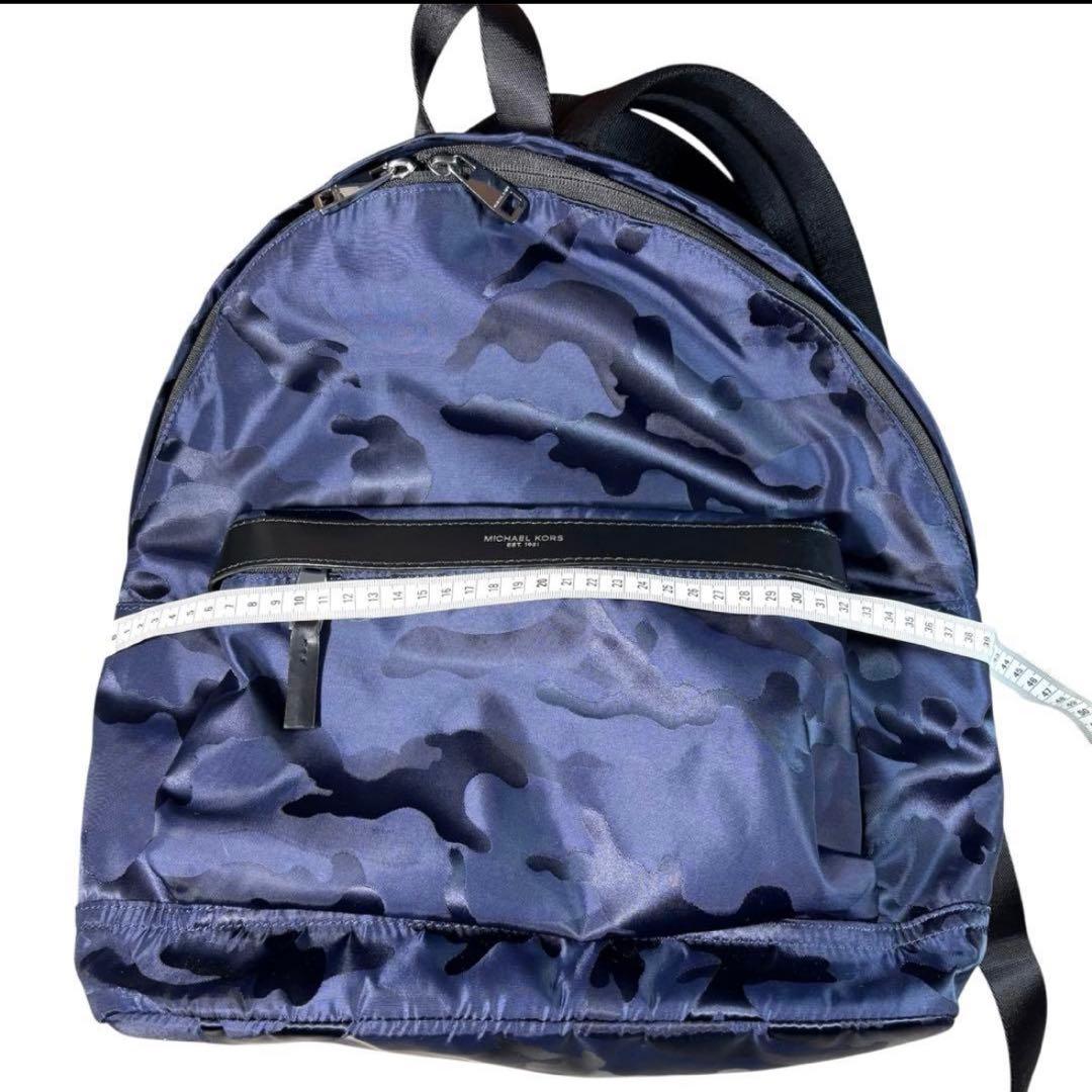 【美品】MICHAEL KORS メンズ カモフラ柄 迷彩 ナイロン リュック
