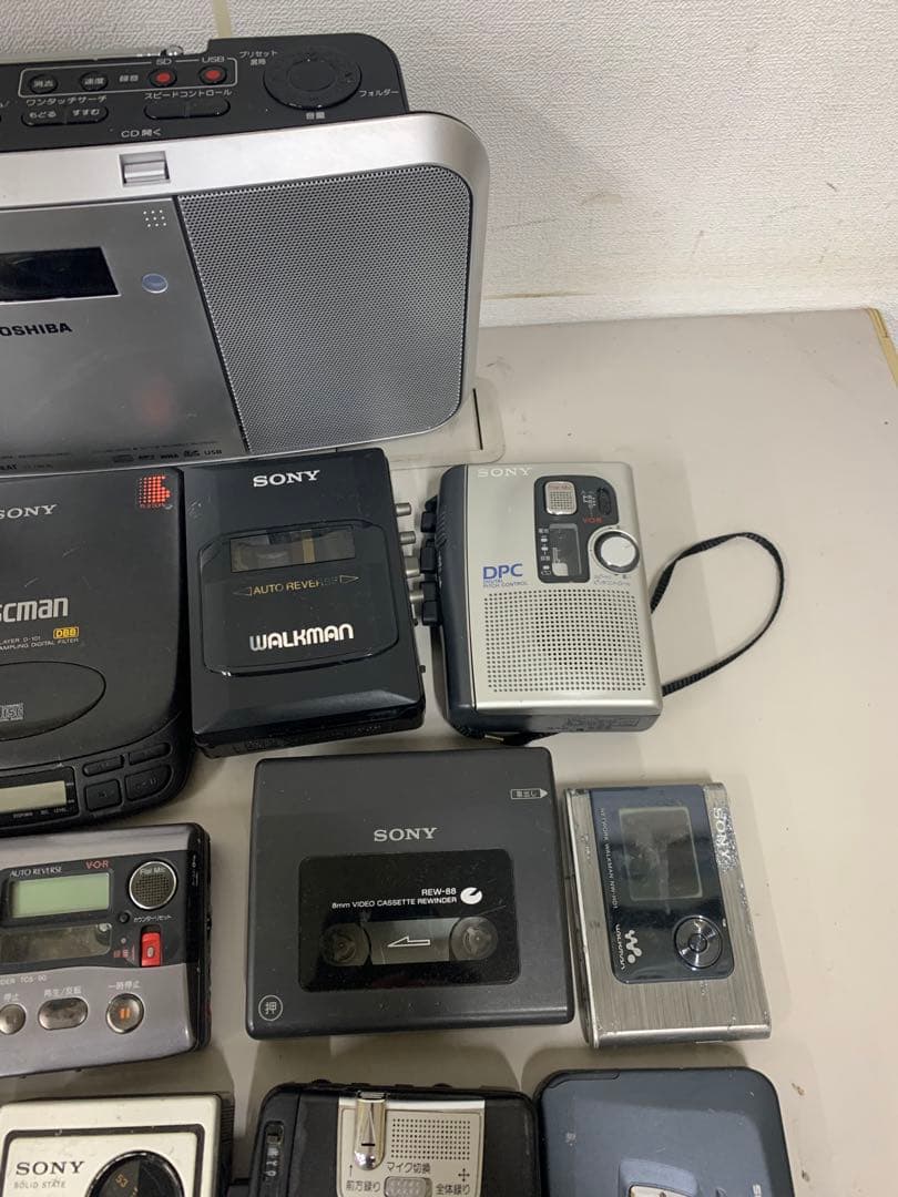 ポータブルプレーヤー まとめ売り.カセットプレーヤー.CDプレーヤーsony