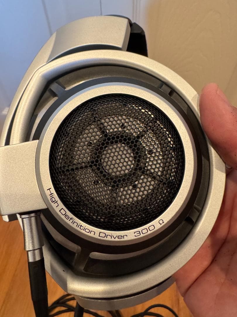 【ゼンハイザー HD800】ヘッドホン イヤーパッド劣化あり