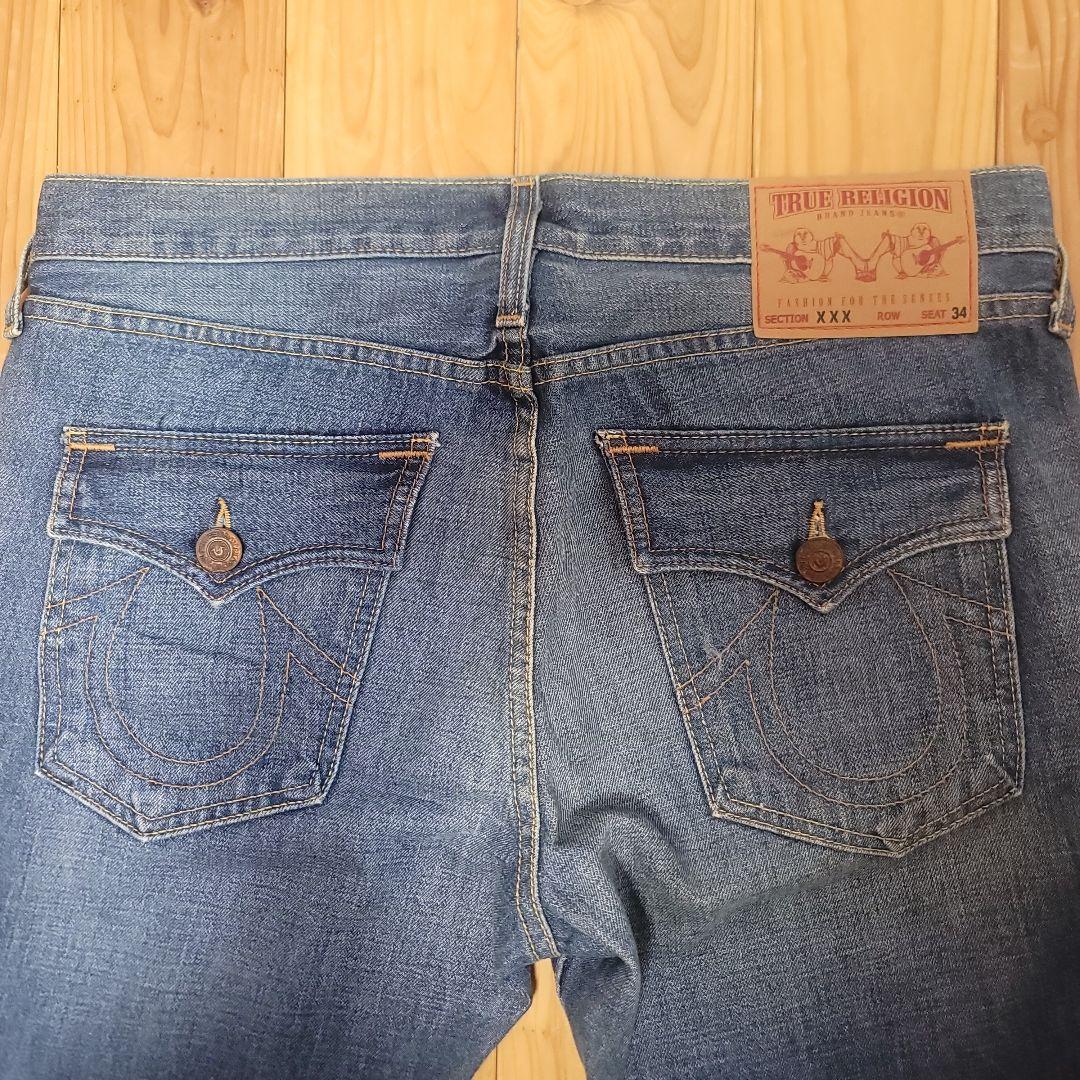 TRUE RELIGION ブーツカットデニム 34