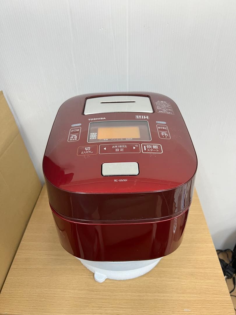 TOSHIBA 真空圧力IH炊飯器 RC-10VXH 1.0L 2014年製