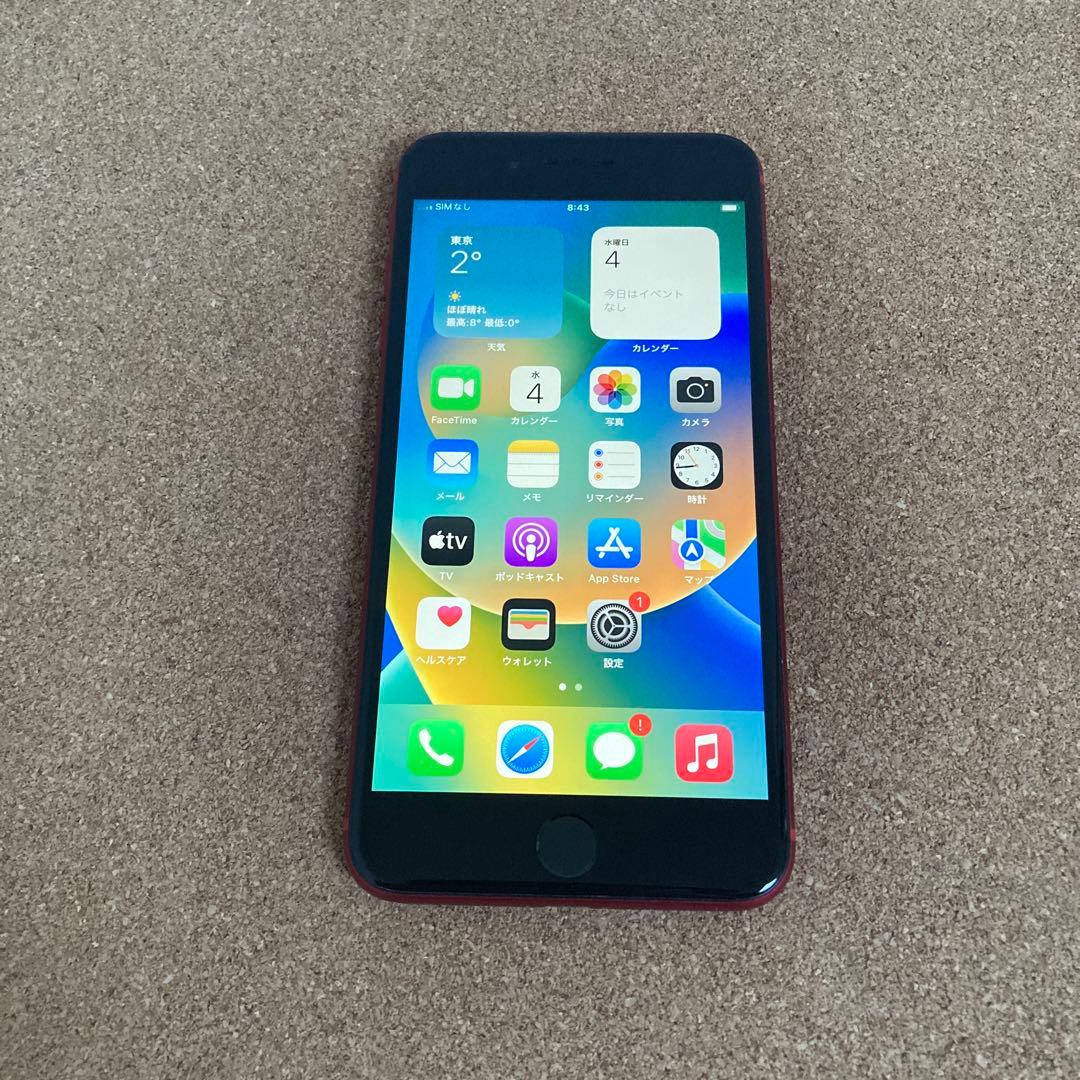 4063 電池新品☆比較的美品iPhone8Plus 64GB SIMフリー☆