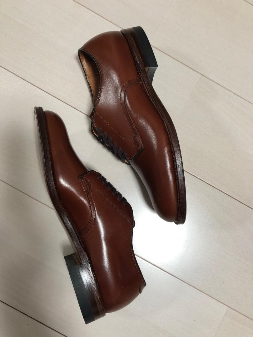 新品 ALDEN MILITARY プレーントゥ シューズ 53713 8h