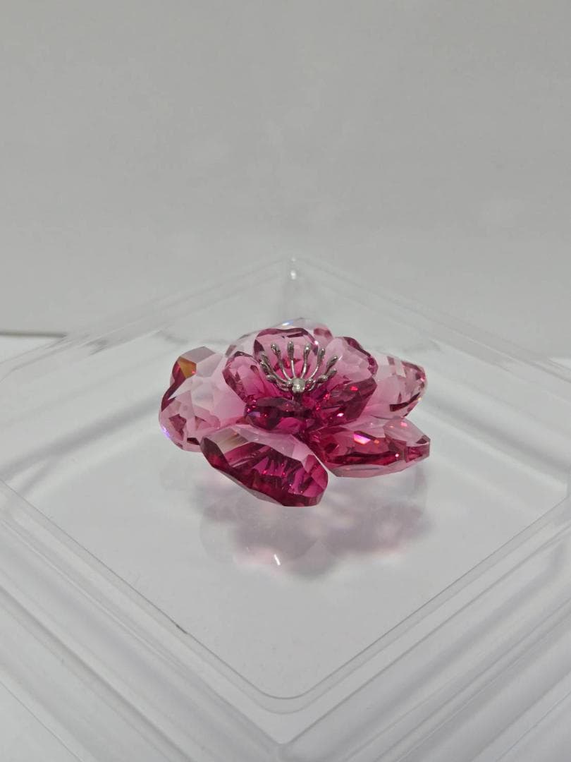 Swarovski ピンククリスタル 花