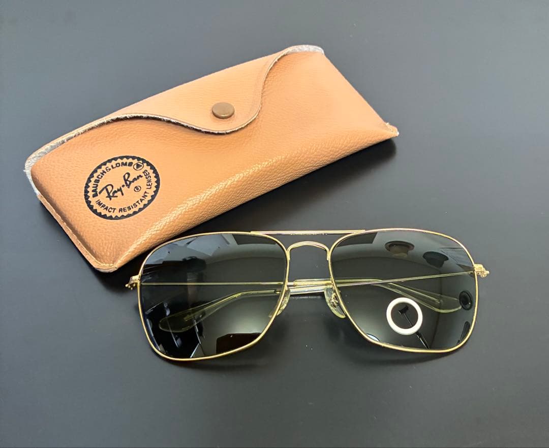 【激レア美品】Ray-Ban Caravan 1/30 10K GO USA