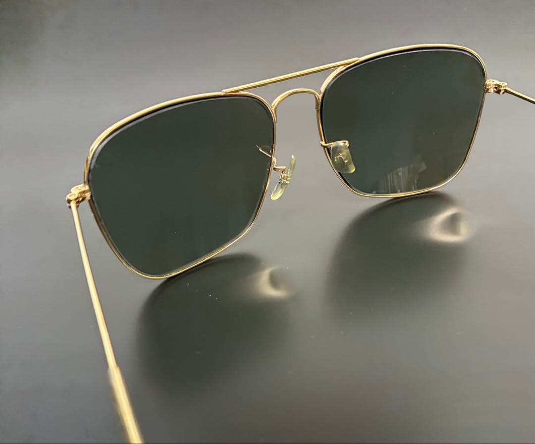【激レア美品】Ray-Ban Caravan 1/30 10K GO USA