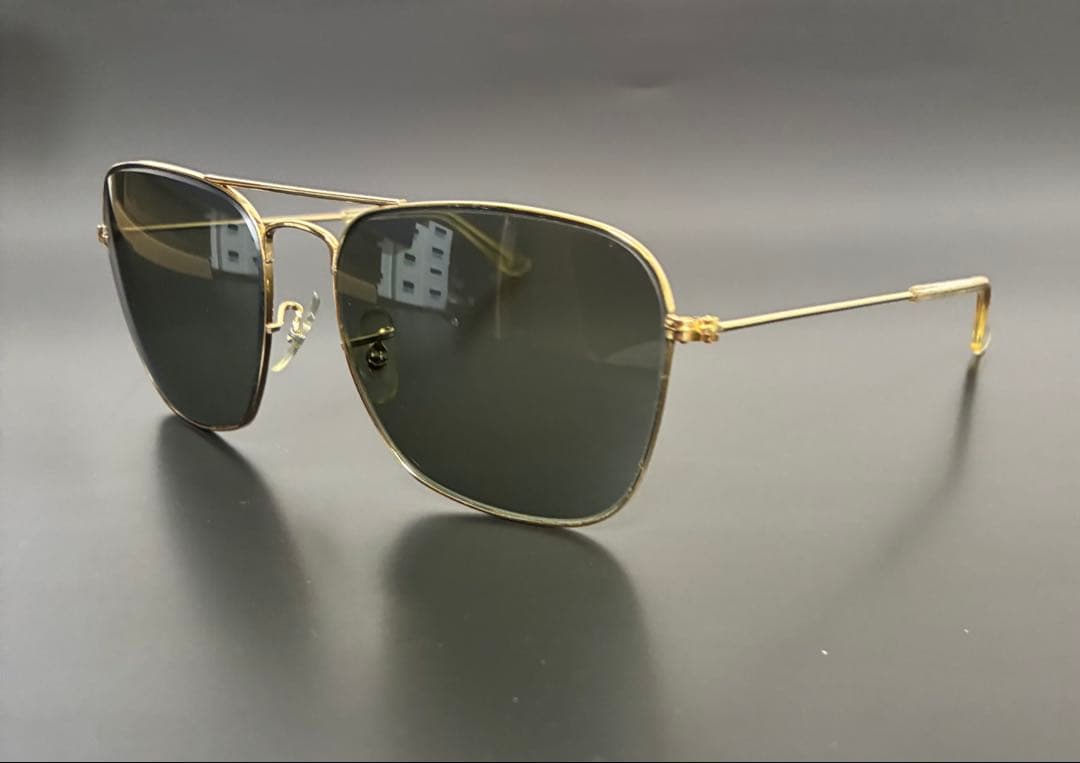 【激レア美品】Ray-Ban Caravan 1/30 10K GO USA