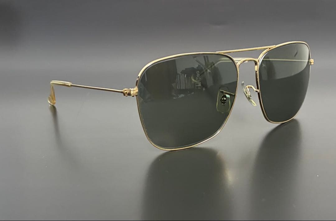 【激レア美品】Ray-Ban Caravan 1/30 10K GO USA