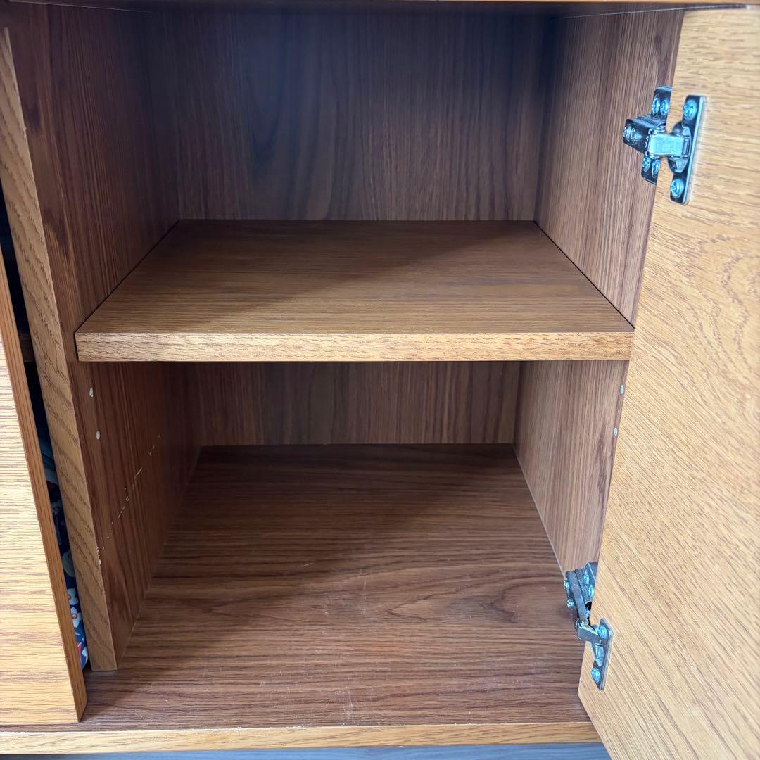 匿名配送*unico ウニコ クルト サイドボード キャビネット オーク