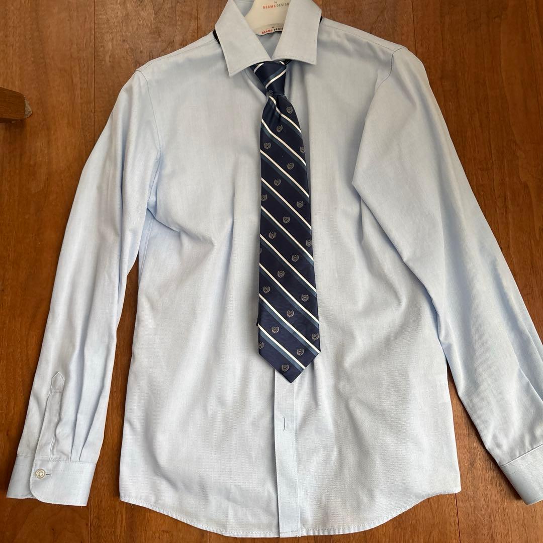 waltz by BEAMS DESIGNネイビースーツポケットチーフ付160