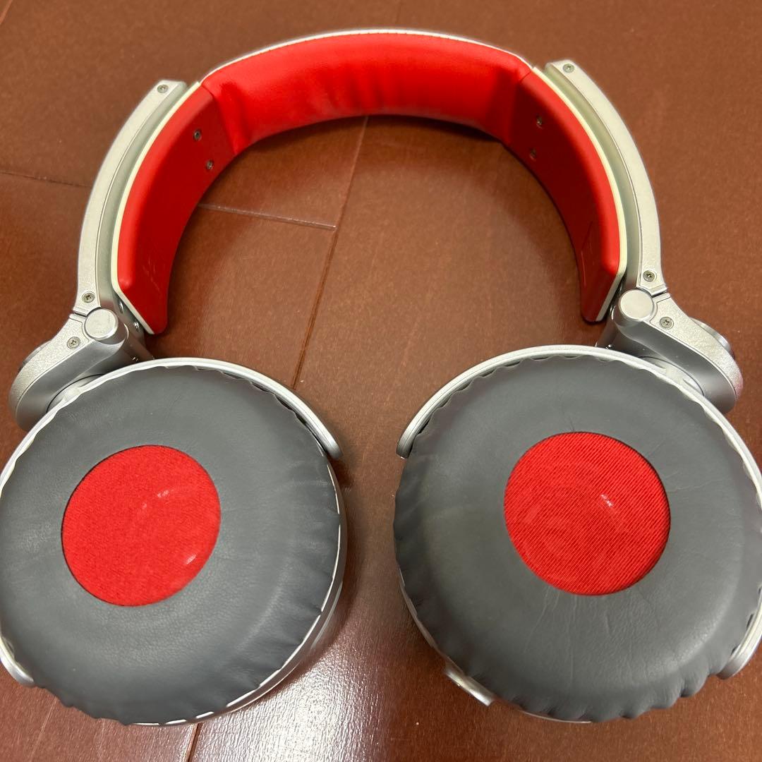 SONY MDR-XB920 ヘッドホン シルバー/レッド