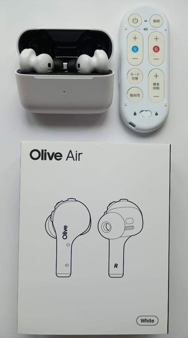 オリーブエアー(Olive Air)集音器(リモコン付き)ワイヤレスイヤホン