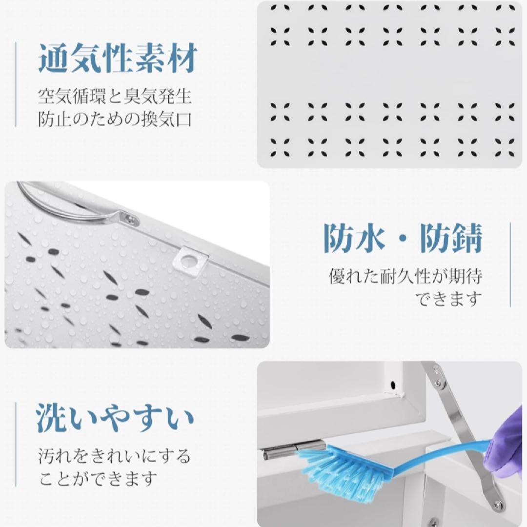 ゴミ箱 屋外 大型 230L ゴミステーション ダストボックス 組立式 ふた付き