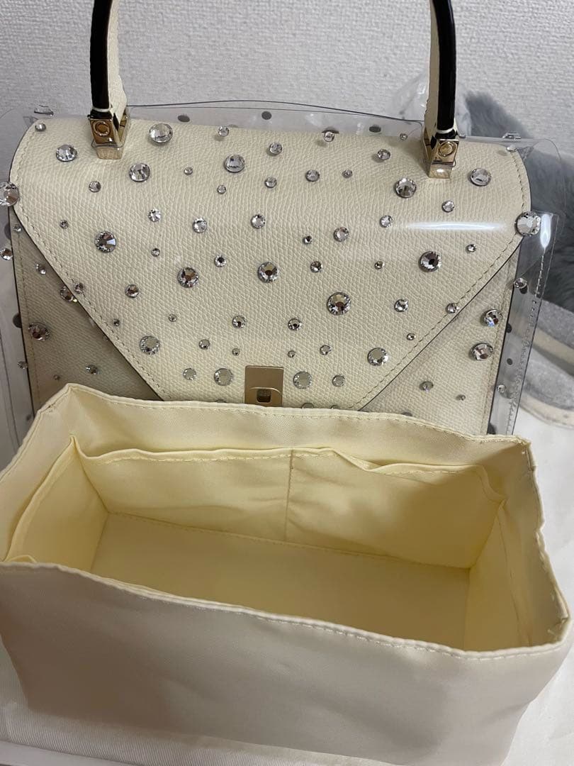 5点セット✨　未使用　ヴァレクストラ　ミニイジィデ　ホワイト　ショルダーバッグ