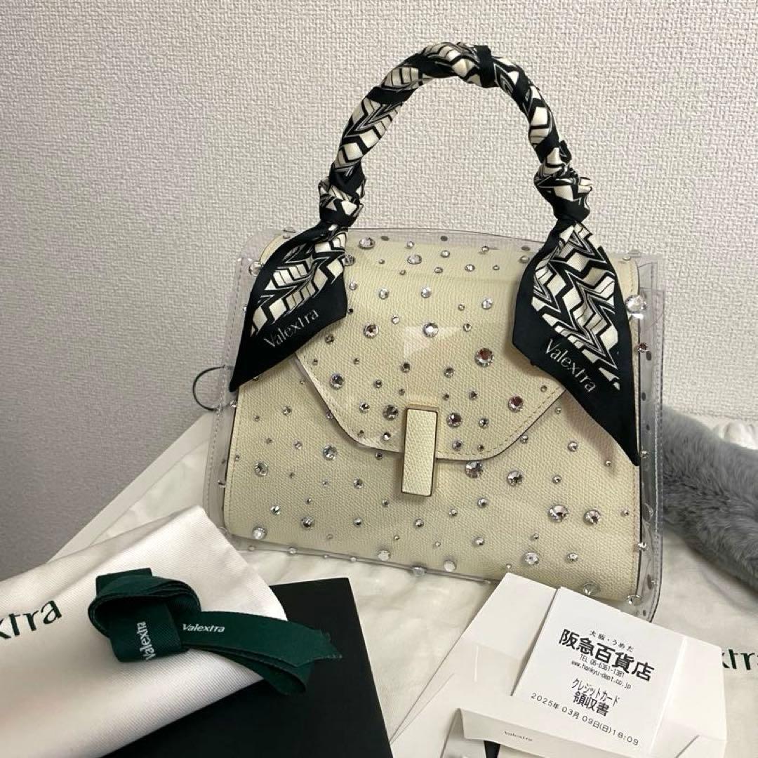 5点セット✨　未使用　ヴァレクストラ　ミニイジィデ　ホワイト　ショルダーバッグ