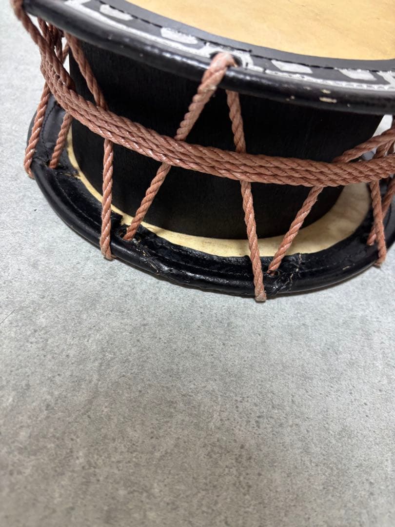 太鼓　2個セット　しめ縄？