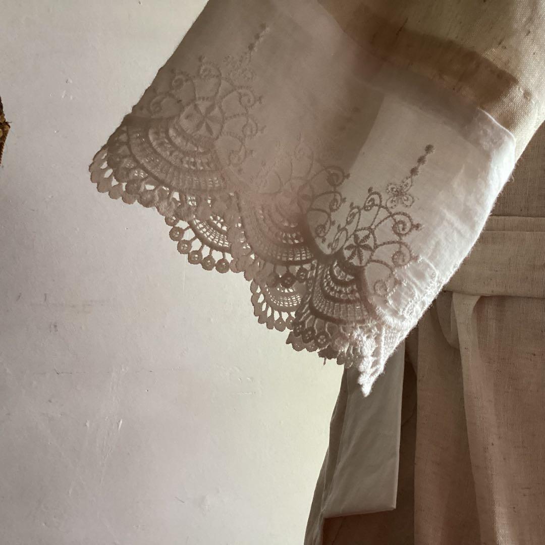 綿麻長襦袢、半襦袢 コットン70％リネン30%綿麻シングルガーゼ