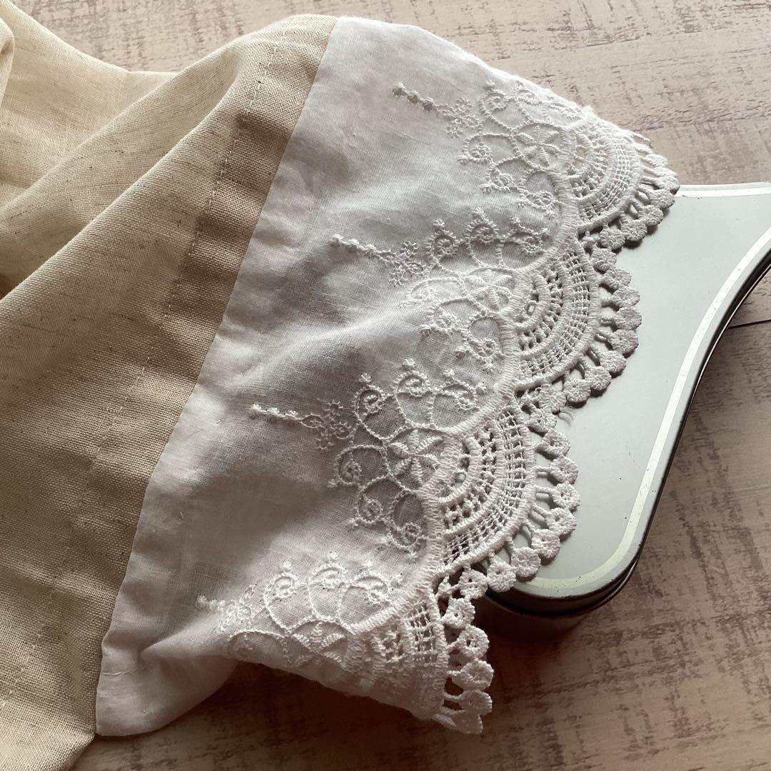 綿麻長襦袢、半襦袢 コットン70％リネン30%綿麻シングルガーゼ