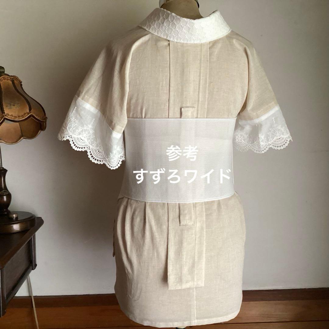 綿麻長襦袢、半襦袢 コットン70％リネン30%綿麻シングルガーゼ