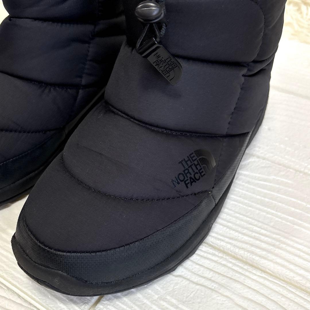 防水✨ノースフェイス スノーブーツ ヌプシ ブーティー アルファドライ 黒 25