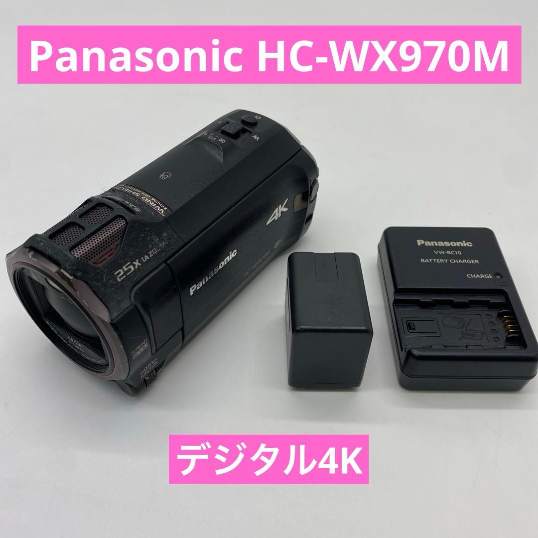 パナソニック 4Kビデオカメラ ワイプ撮り ブラック HC-WX970M-K
