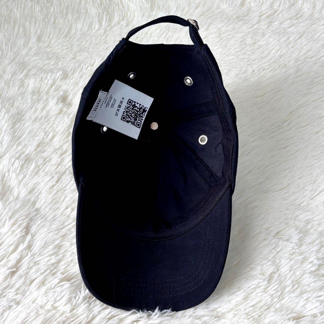 【収納袋 タグ付き】 AMI PARIS キャップ 帽子 黒　アミ