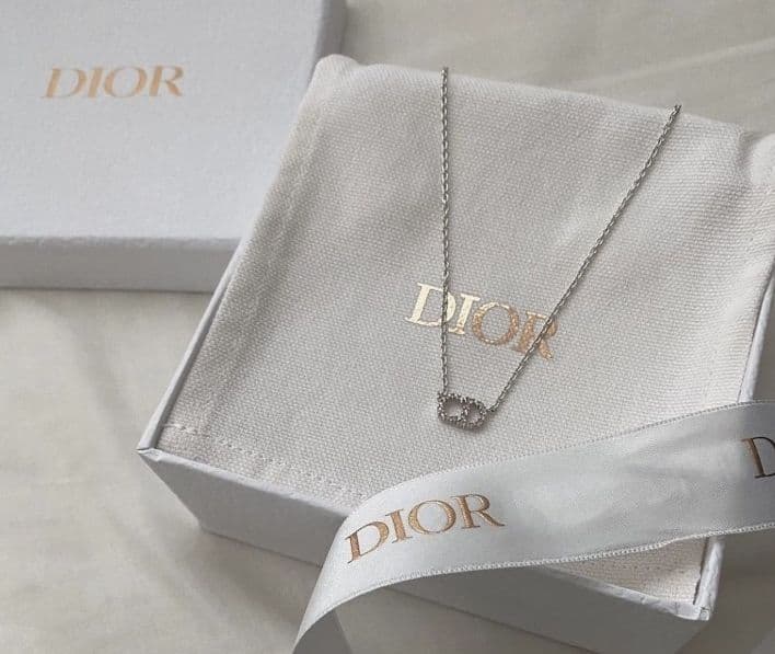 【Dior】ディオール　ネックレス　dior シルバー　ネックレス　DIOR