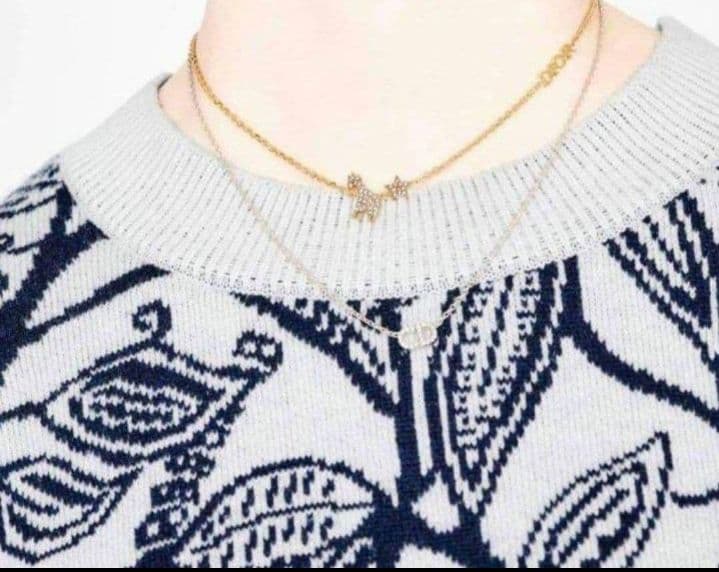 【Dior】ディオール　ネックレス　dior シルバー　ネックレス　DIOR
