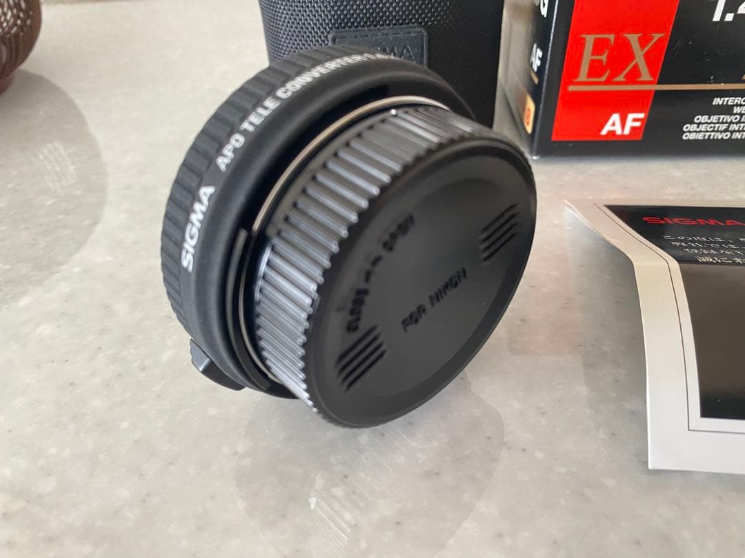 NIKKOR Fレンズ使用可　SIGMA1.4x2.0xEX DG 二個セット