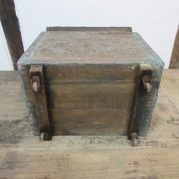 イギリス アンティーク 家具 コールボックス ダストボックス 英国 6607d