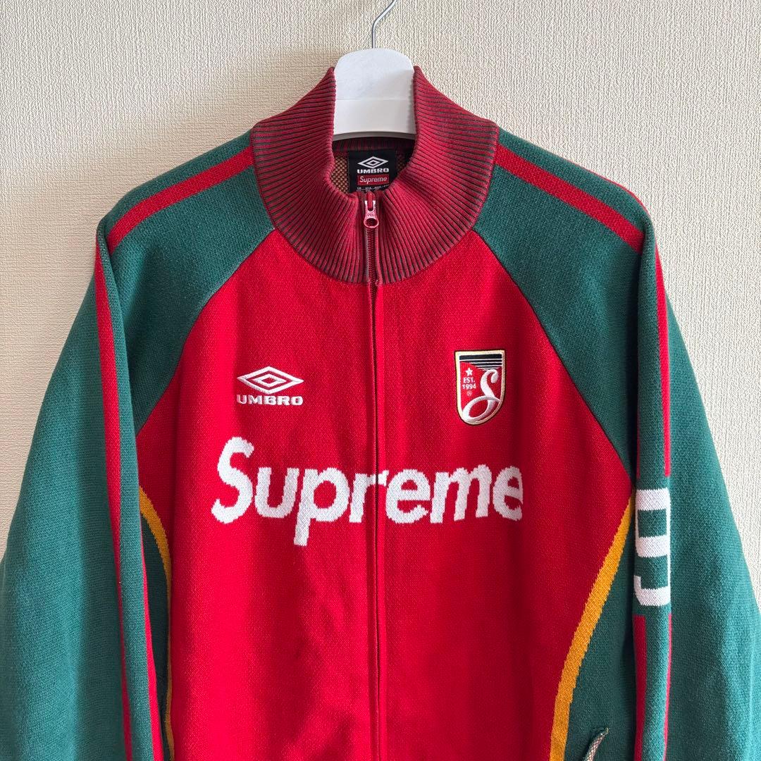 Supreme Umbro Zip Up Sweater Red セーター