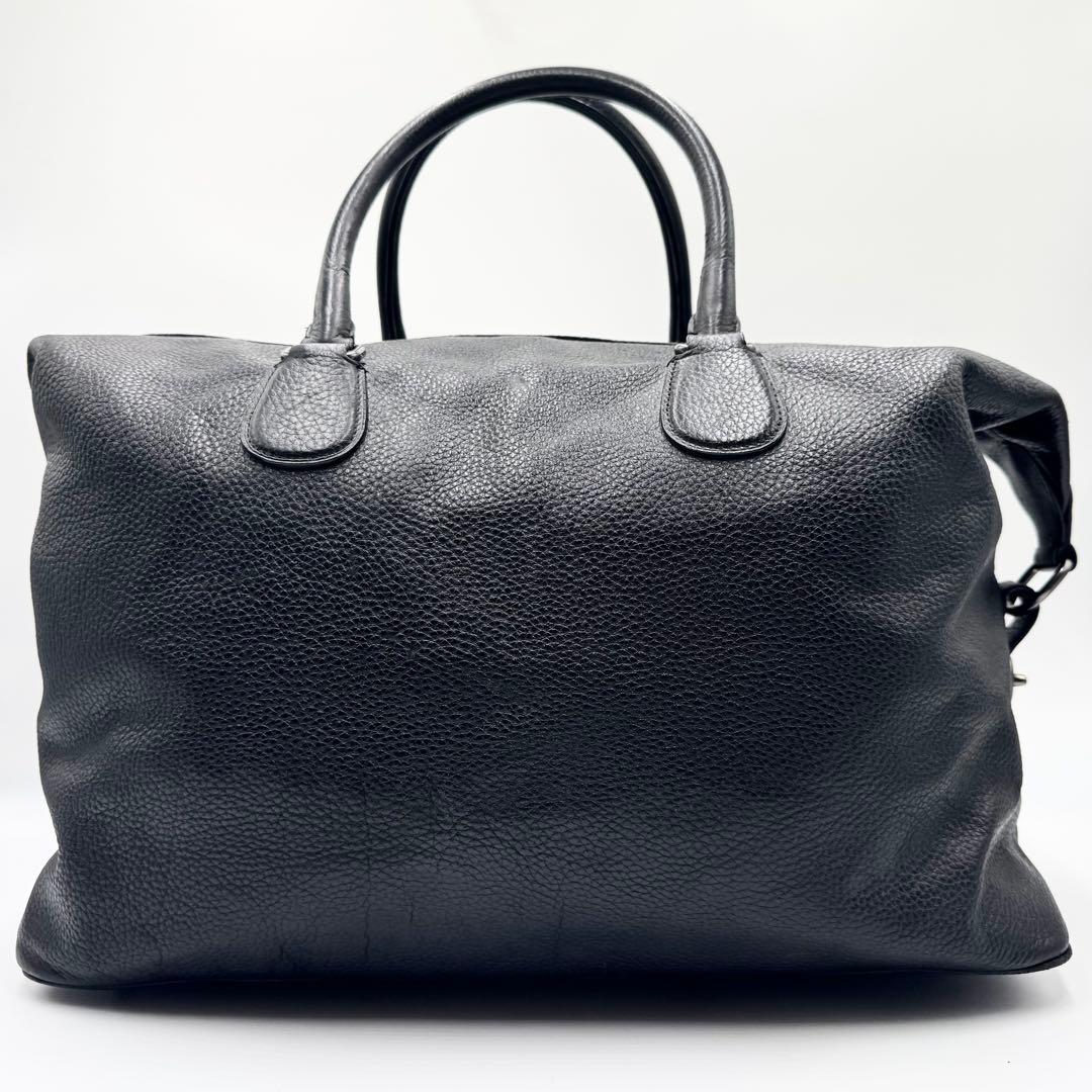 極美品✨コーチ ボストンバッグ 2way ターンロック 旅行 レザー ブラック