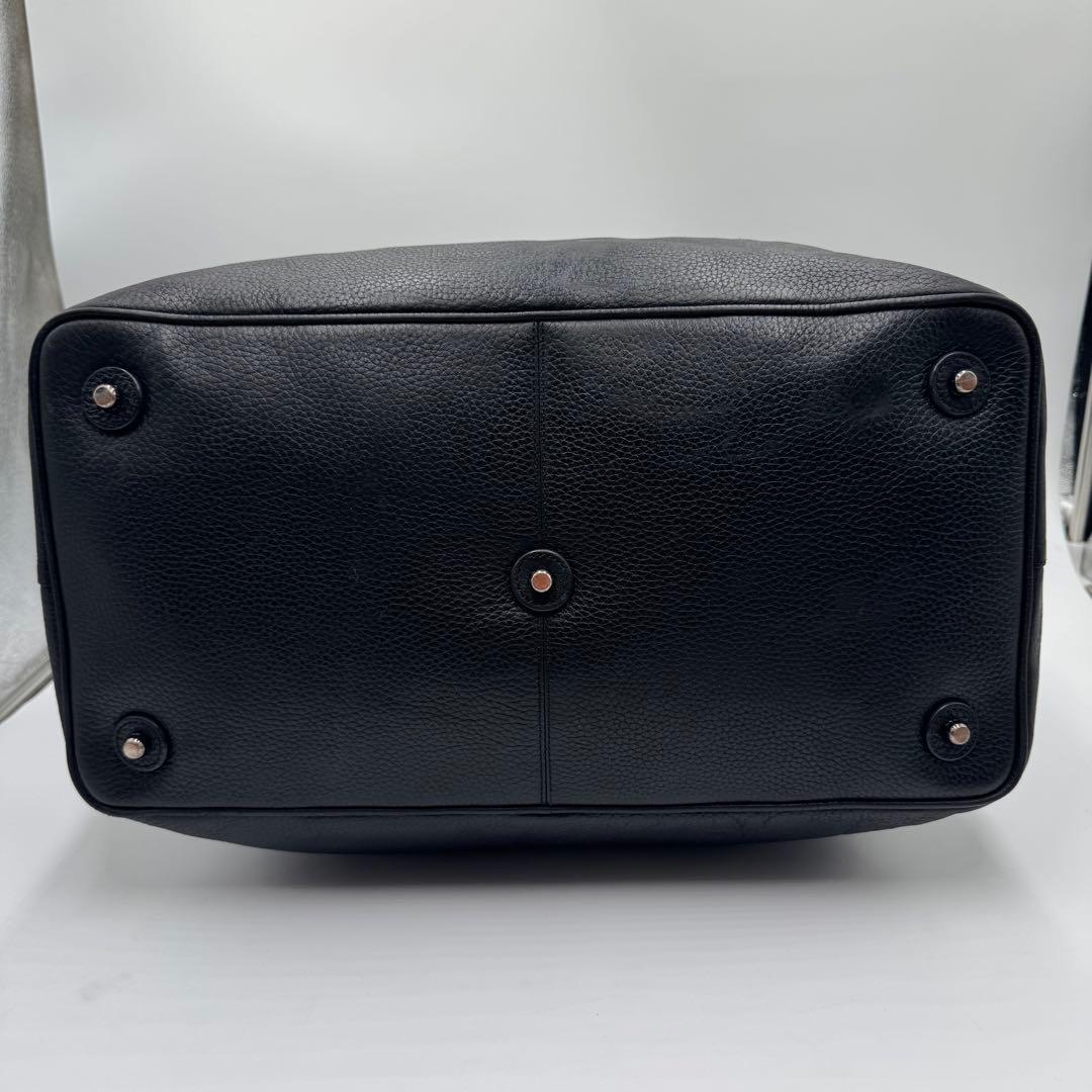 極美品✨コーチ ボストンバッグ 2way ターンロック 旅行 レザー ブラック