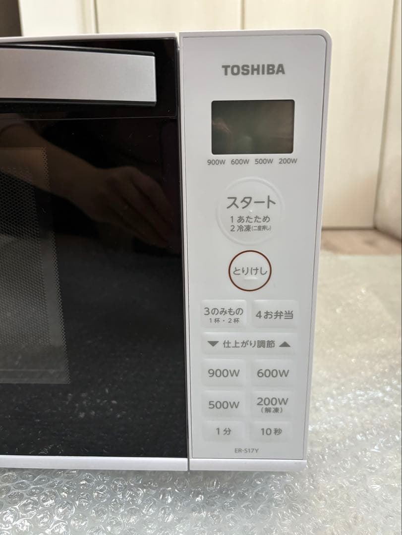 【美品】TOSHIBA 東芝　電子レンジ　ER-S17Y(W) 2024年製