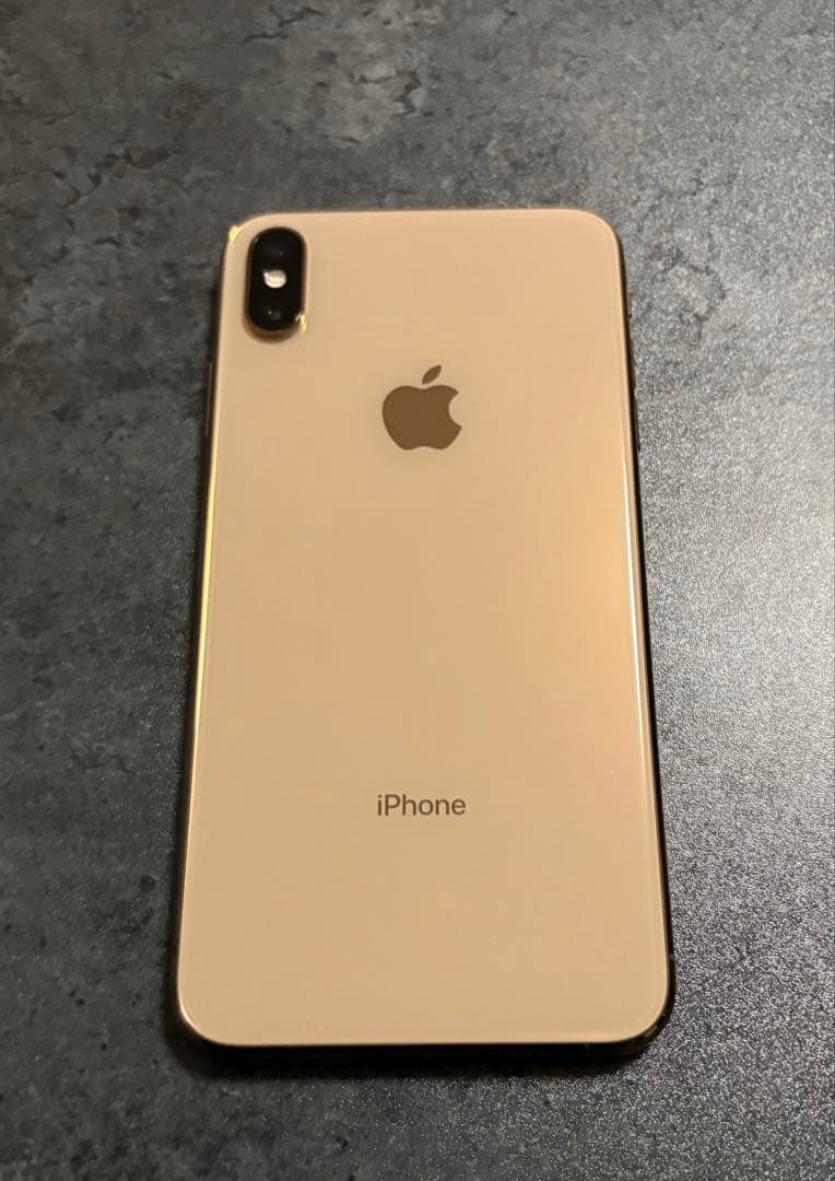 箱付き Apple iPhone Xs MAX ゴールド 64GB SIMフリー
