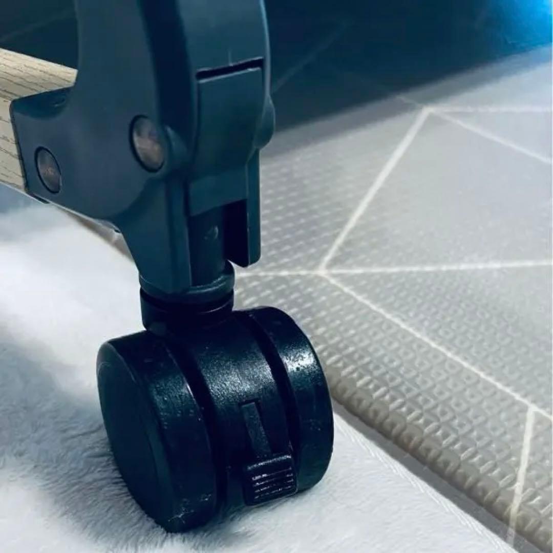 《美品》HZDMJ ベビーベッド　グレー　赤ちゃん 持ち運び